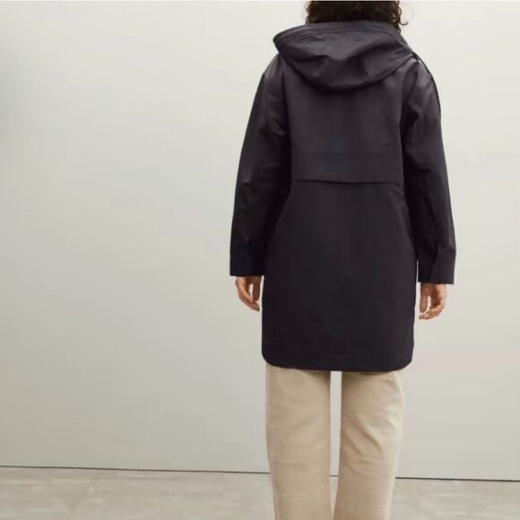 Everlane The ReNew Anorak Black Jacket Rain Jacket Women's Size Medium - Picture 4 of 6
